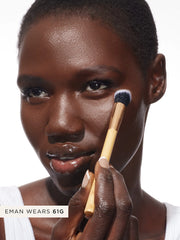 creaseless creamy full-coverage concealer & paw brush duo